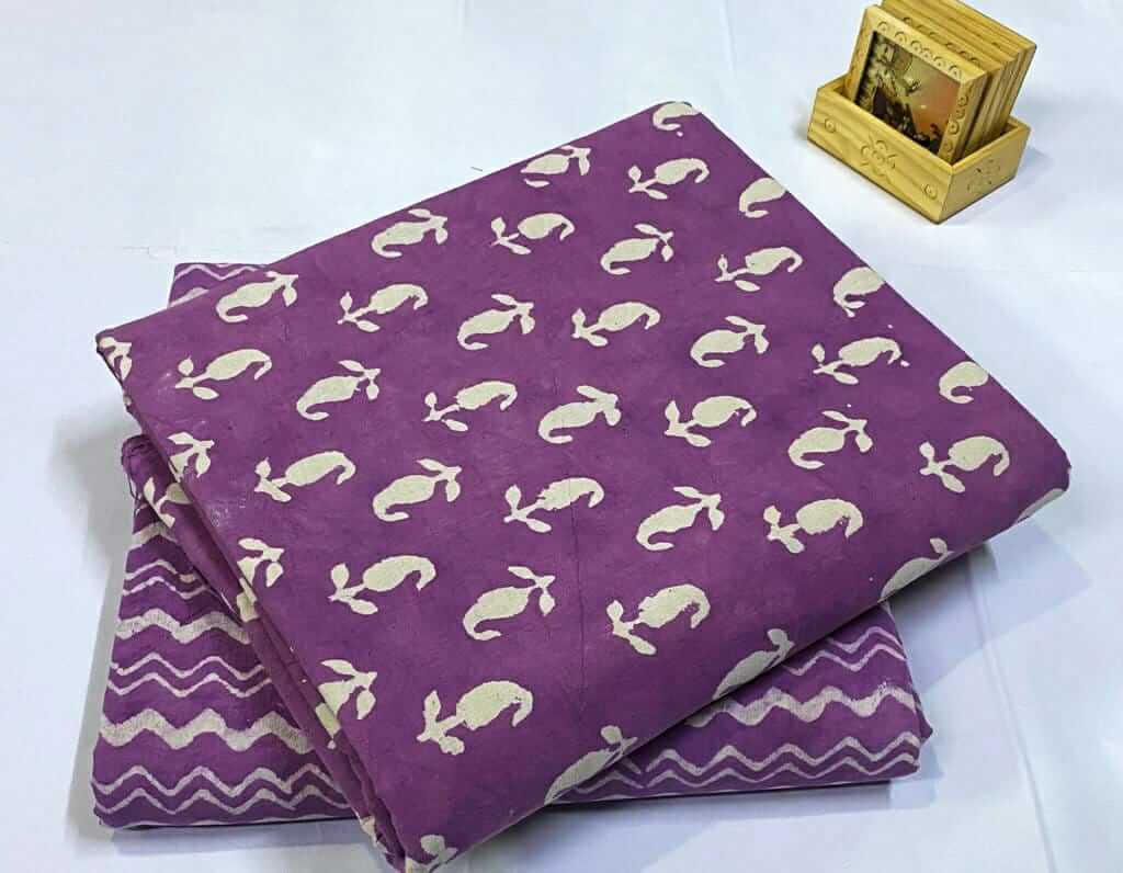 soft printed cotton fabric