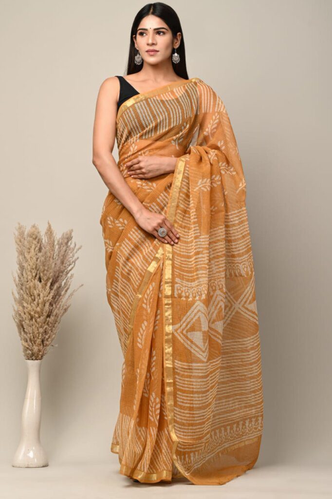 mul mul cotton sarees with pom pom