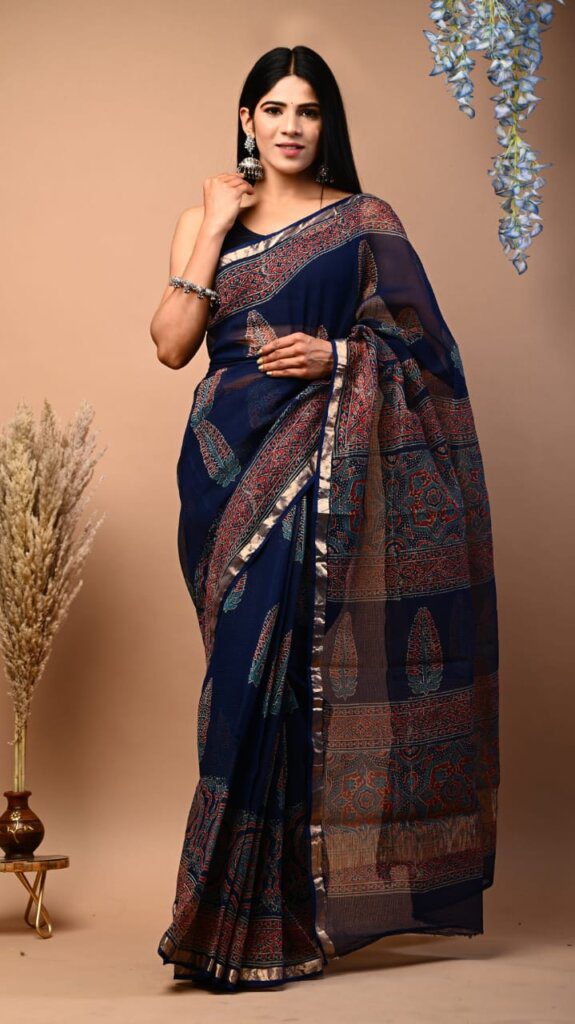 kalamkari cotton saree