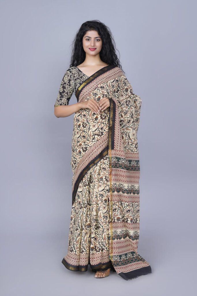 Ladies Printed Cotton Saree