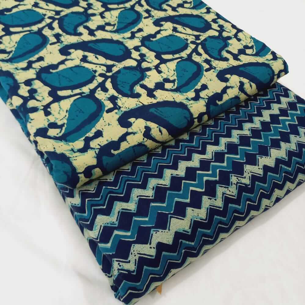 dabu printed batik cotton fabric