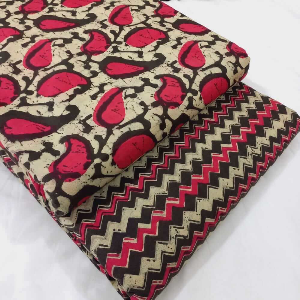 Dabu Printed cotton fabric