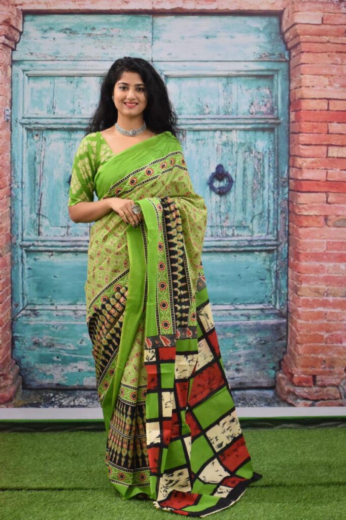 Hand Painted Saree