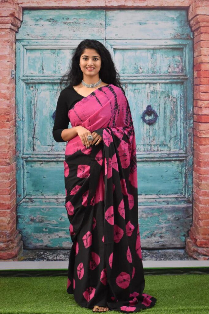 Hand Block Printed Pure Cotton Sarees