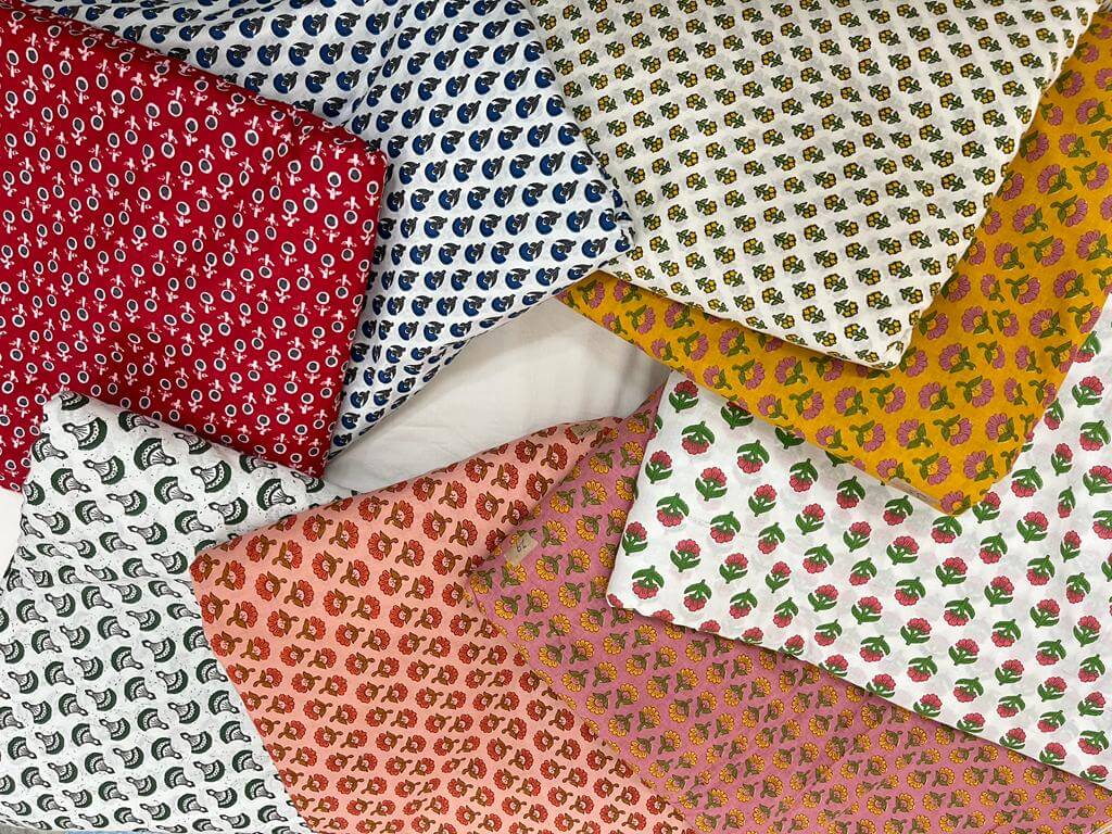 flower print cotton fabric