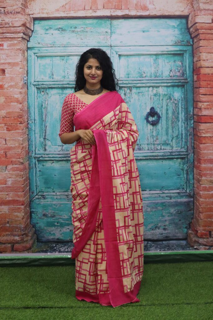 Cotton Mulmul Saree